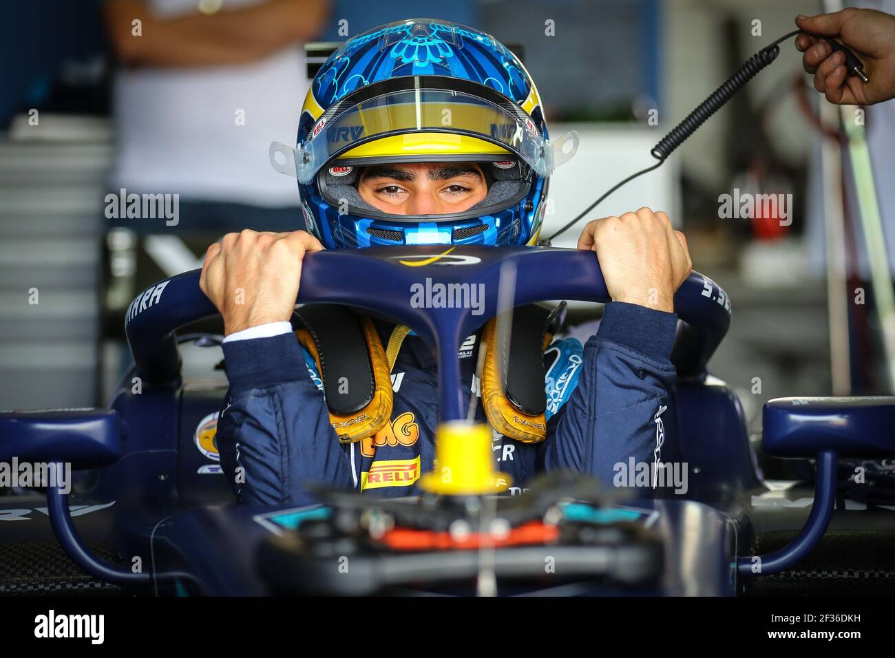 SETTE CAMARA Sergio, dighe, ritratto durante il campionato FIA Formula 2 2019, Bahrain a Sakhir dal 29 al 31 marzo - Foto DPPI Foto Stock
