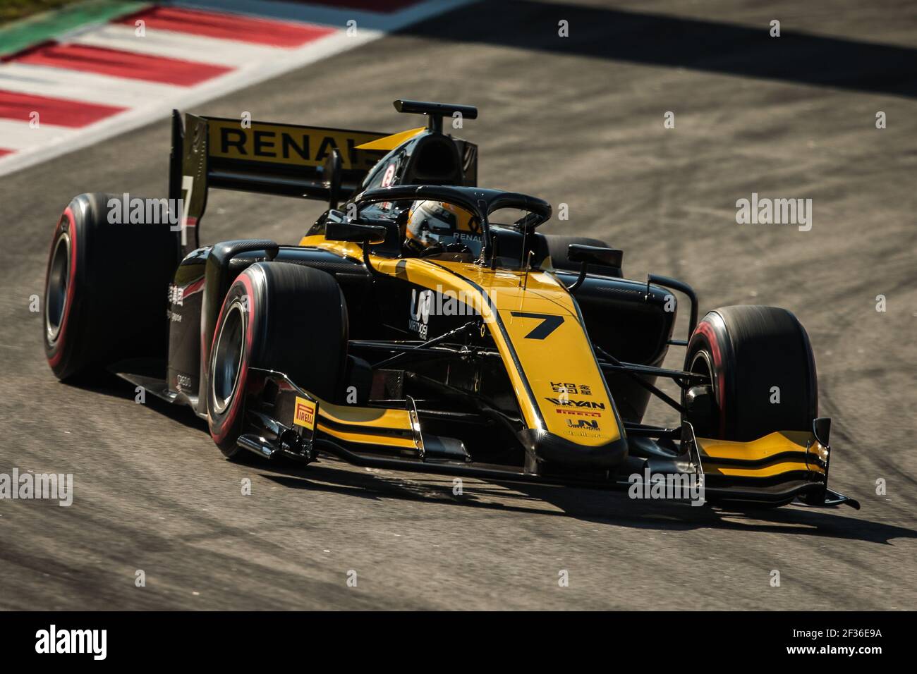 07 ZHOU Guanyu, uni Virtuosi Racing, azione nel campionato FIA Formula 2 2019 in Spagna a Barcellona dal 10 al 12 maggio - Foto Sebastiaan Rozendaal/agenzia fotografica olandese/DPPI Foto Stock