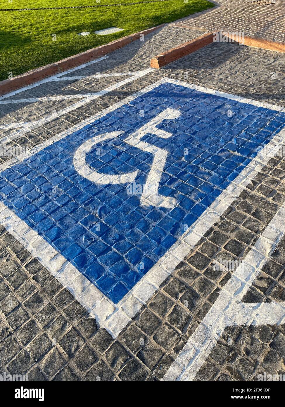 Cartello Parcheggio Disabili 200x300 Mm In PVC - Resistente Alle Intemperie E Facile Da Montare