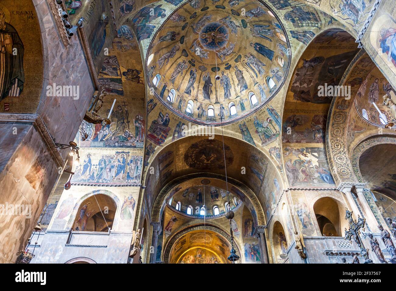 Basilica san marco mosaici interni immagini e fotografie stock ad alta