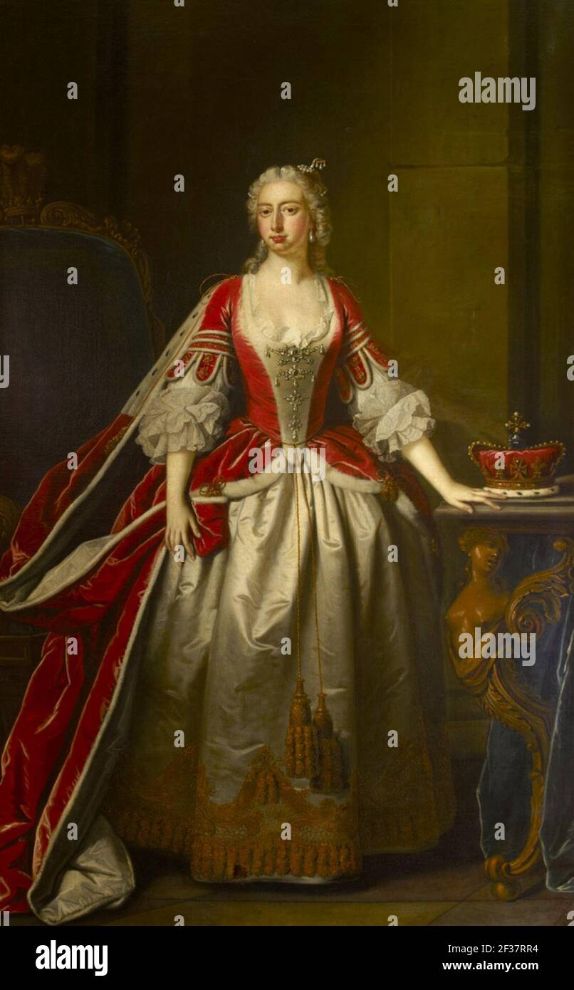 Principessa Augusta di Sassonia-Gotha, Principessa di Galles. Foto Stock