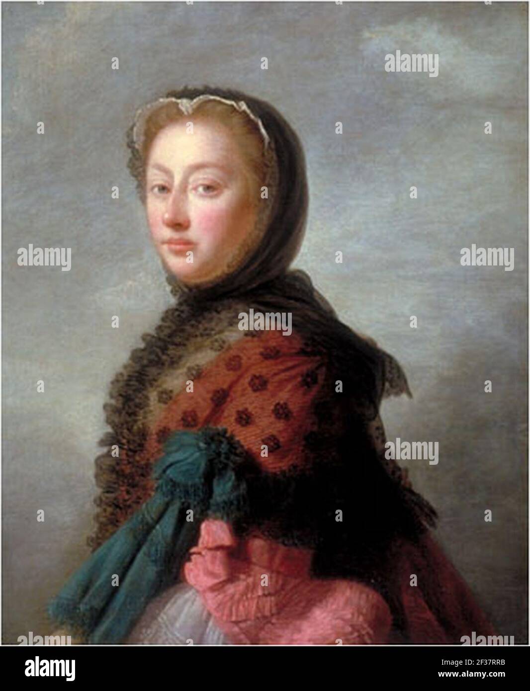 Principessa Augusta di Sassonia-Gotha di Allan Ramsay. Foto Stock