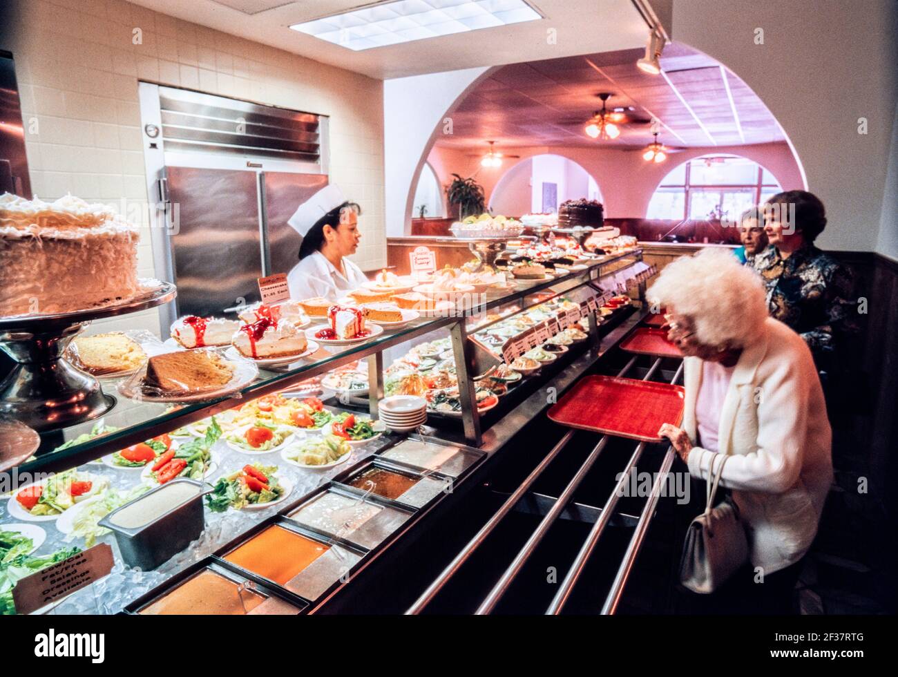 Miracle Mile Cafeteria, Coral Gables, Florida Foto Stock