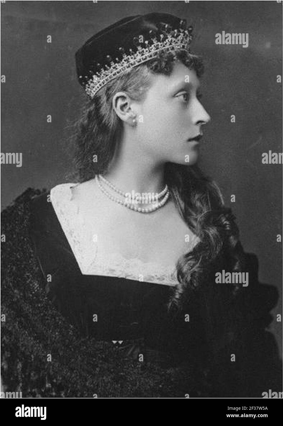 Principessa Vittoria d'Assia e del Reno. Foto Stock