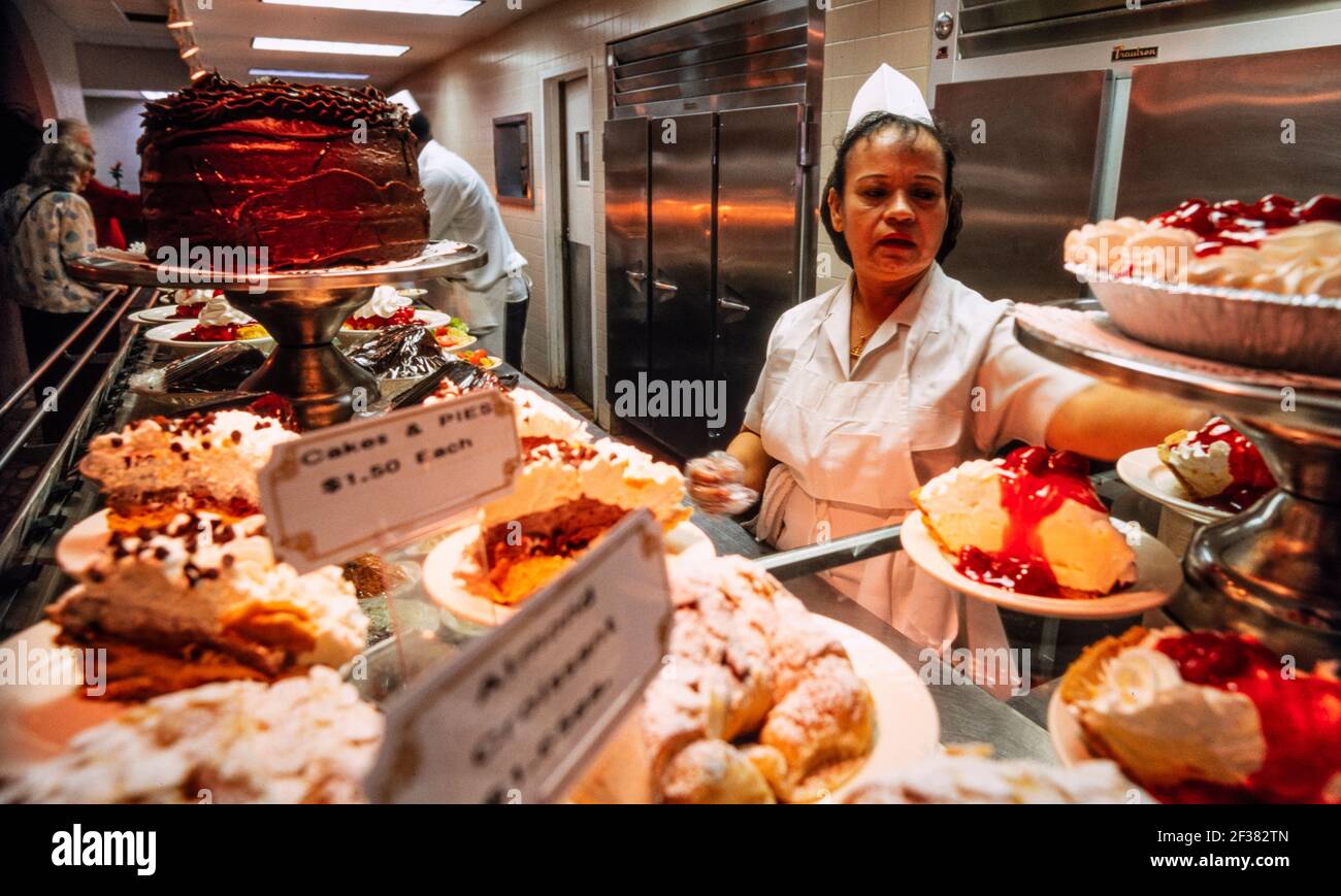 Miracle Mile Cafeteria, Coral Gables, Florida Foto Stock