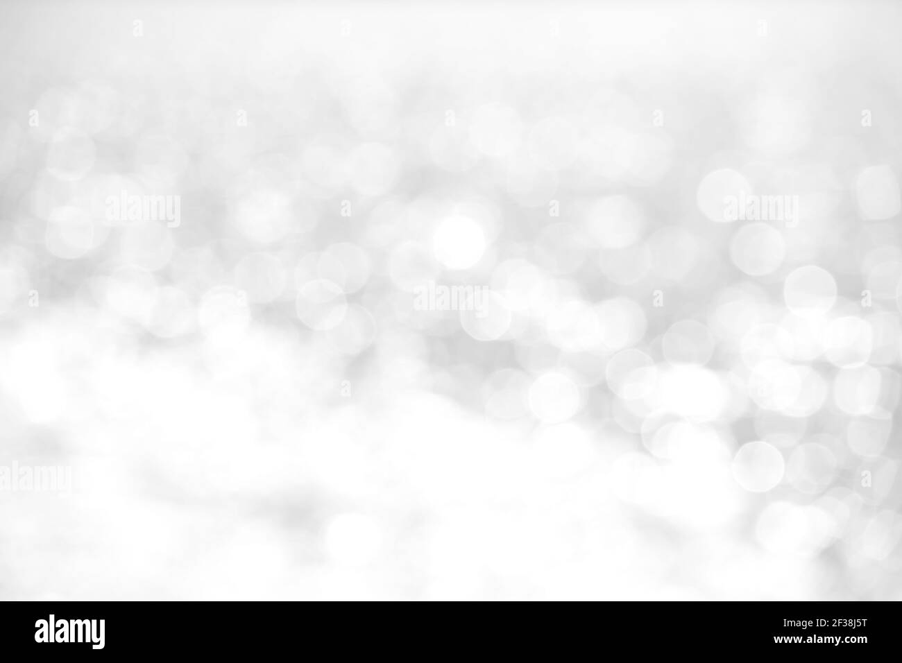 Bianco grigio lucido bokeh sfondo astratto Foto Stock
