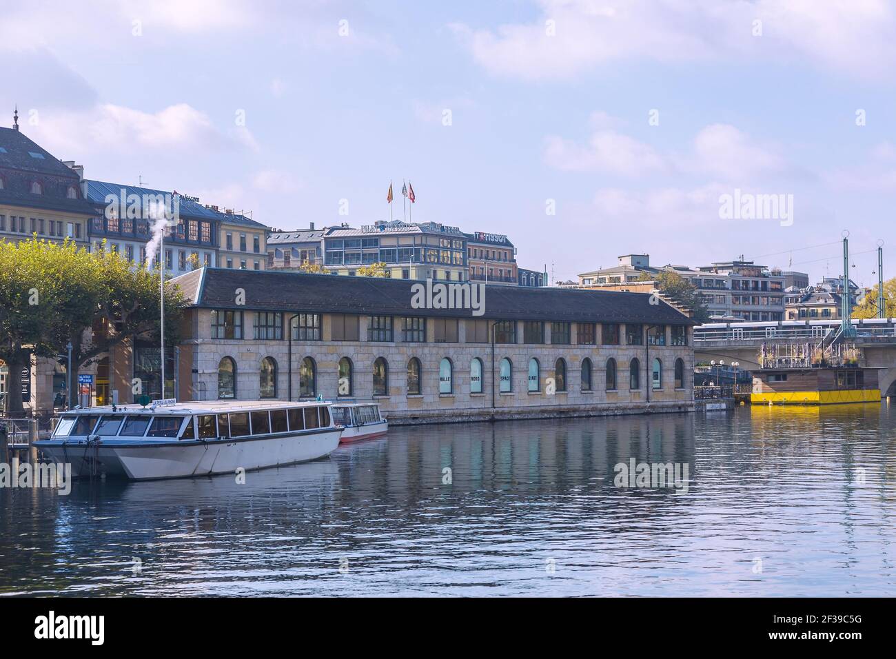 Geografia / viaggio, Svizzera, Ginevra, brasserie del reverb de l'Ile nel vecchio mercato coperto su, diritti aggiuntivi-clearance-Info-non-disponibile Foto Stock