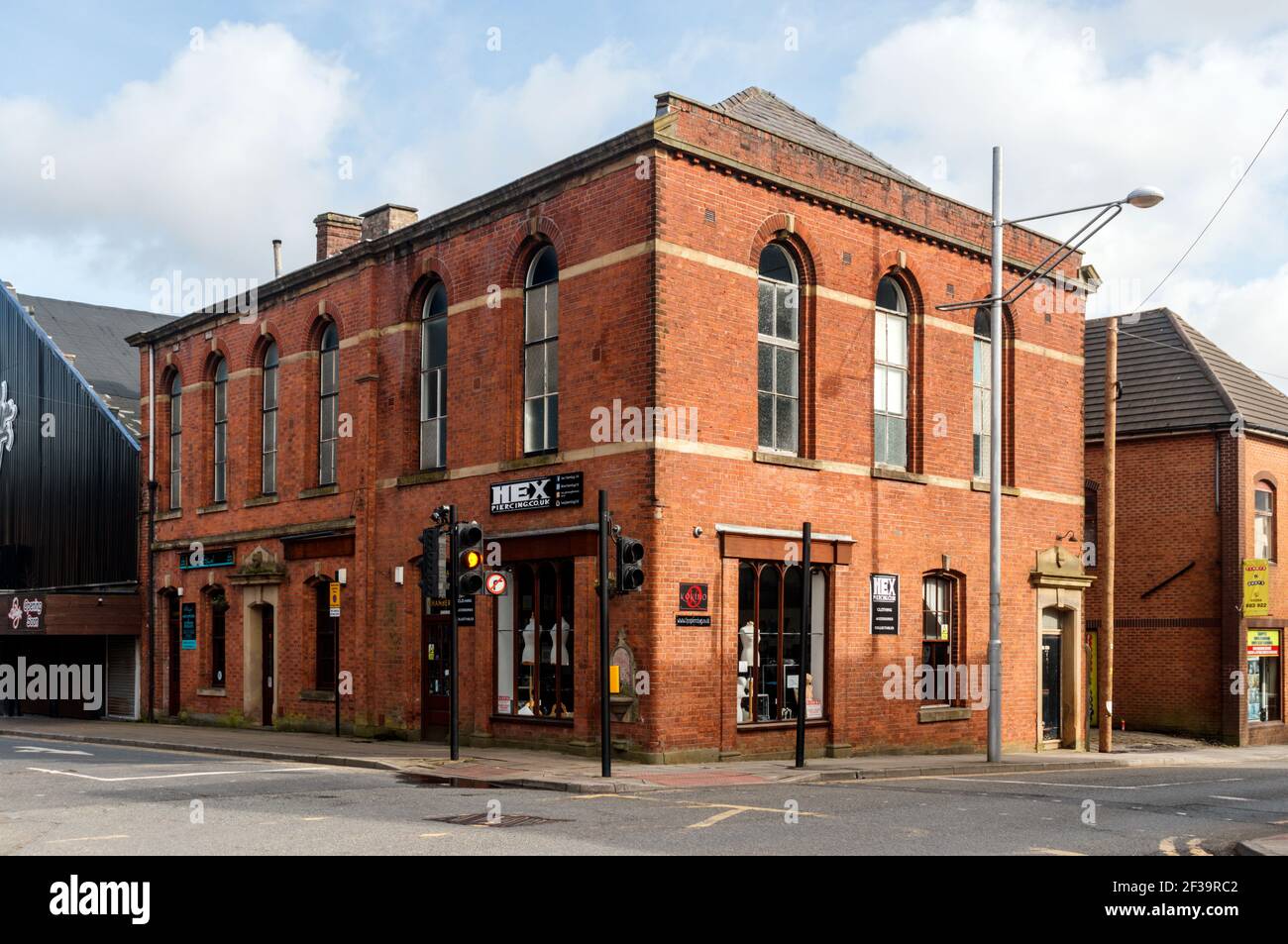 Lees Hall, Blackburn, Lancashire. Una volta la casa del movimento di Tempperance di Blackburn. Foto Stock