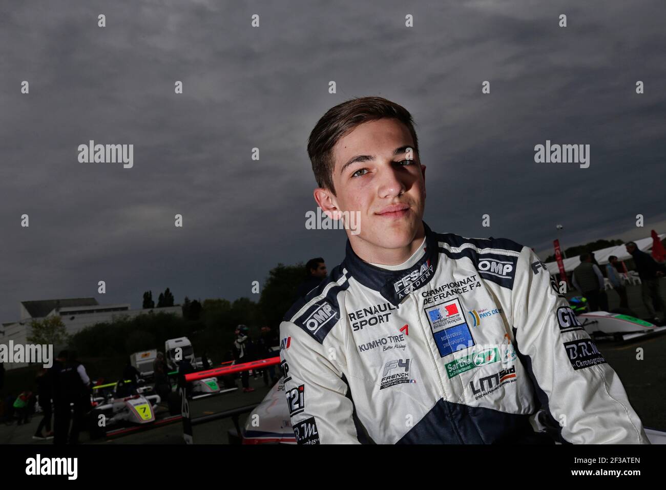 DAVID Hadrien (fra), F4 FFSA Academy, ritratto durante il campionato francese FFSA GT4 2019, dal 19 al 22 aprile, a Nogaro, Francia - Foto Jean Michel le Meur / DPPI Foto Stock