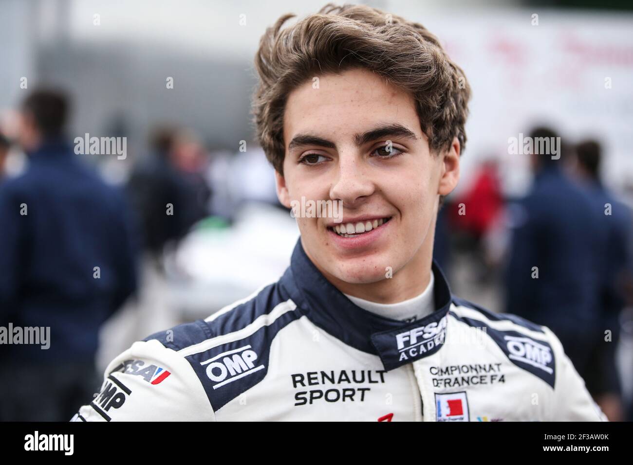 GAZIL Ugo (fra), F4 FFSA Academy, ritratto durante il campionato francese FFSA GT4 2019, dal 19 al 22 aprile, a Nogaro, Francia - Foto Jean Michel le Meur/DPPI Foto Stock