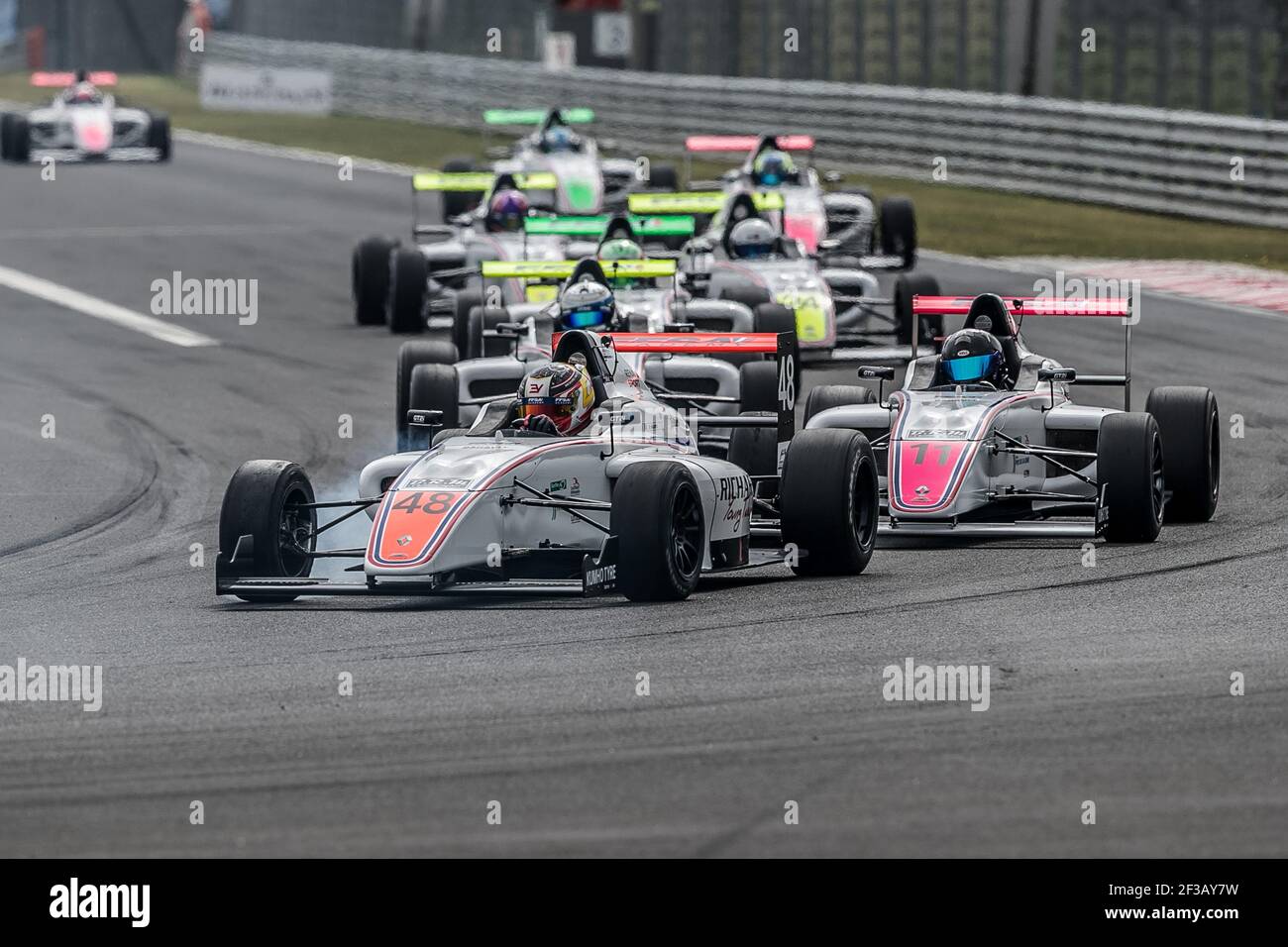 48 VALENTE Enzo (fra), F4 FFSA Academy, azione durante il Campionato francese FFSA F4 ad Hungaroring, dal 6 all'8 settembre, in Ungheria - Foto Marc de Mattia / DPPI Foto Stock