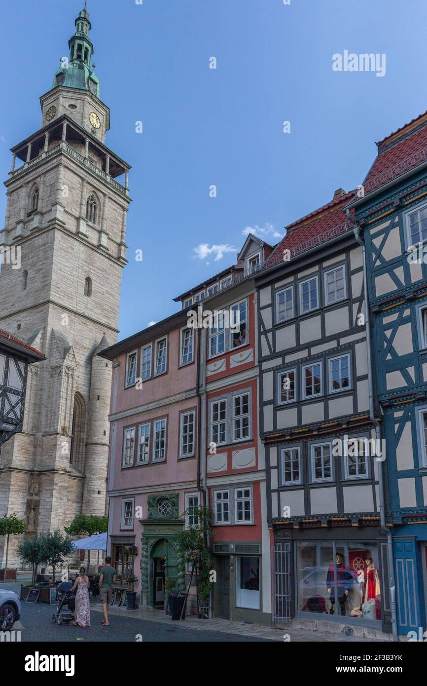 Bad Langensalza - Stadtansichten Foto Stock