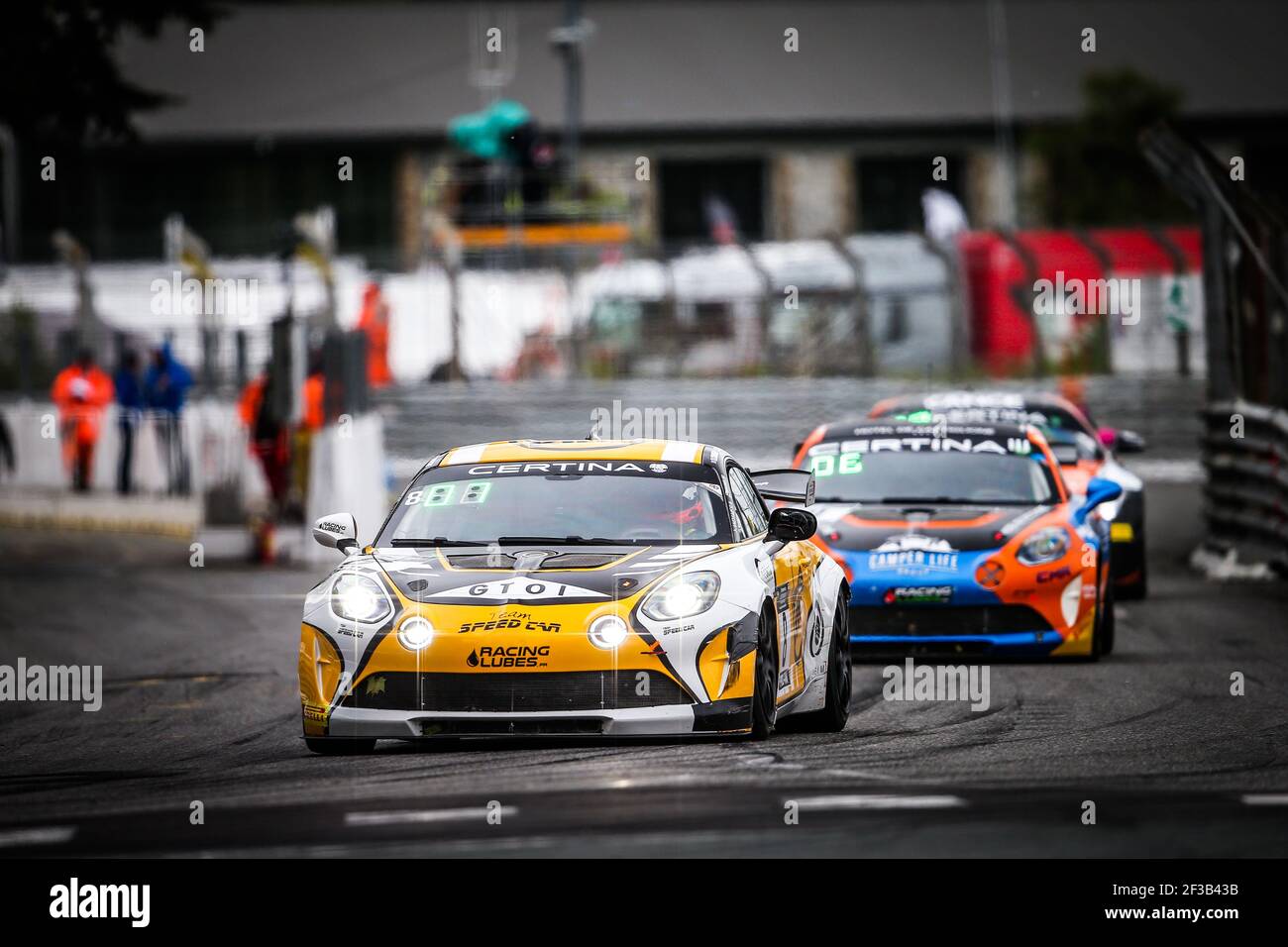 08 LARICHE Benjamin (fra), CONSANI Robert (fra), Alpine A110 team Speed Car, azione durante il Gran Premio di Pau 2019, Francia dal 17 al 19 maggio a Pau City - Foto Antonin Vincent / DPPI Foto Stock