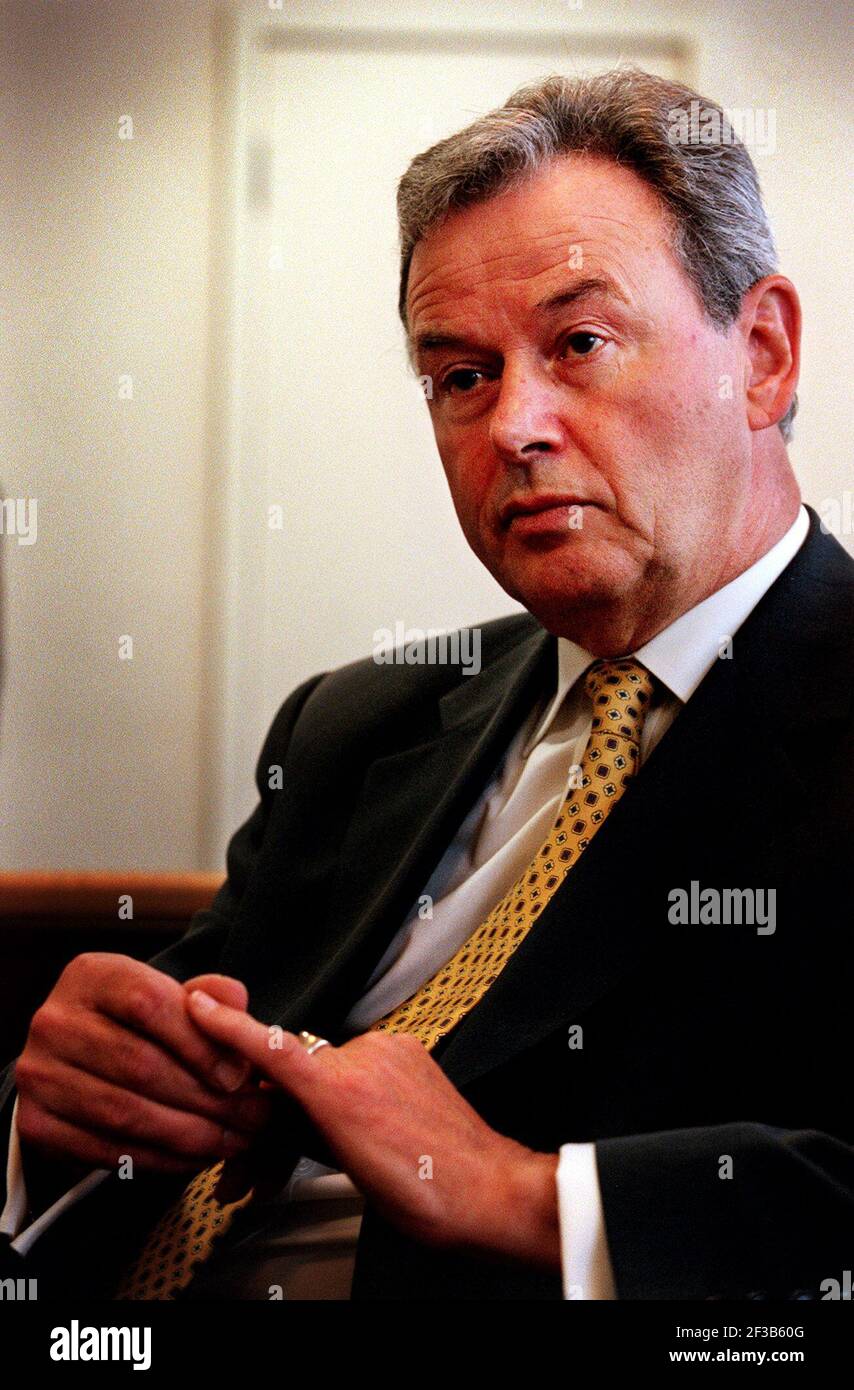 SIR CLIVE THOMPSON, PRESIDENTE DELLA CBI (CONFEDERAZIONE DELL'INDUSTRIA BRITANNICA) E CAPO EXEC DELLA RENTOKILL Foto Stock