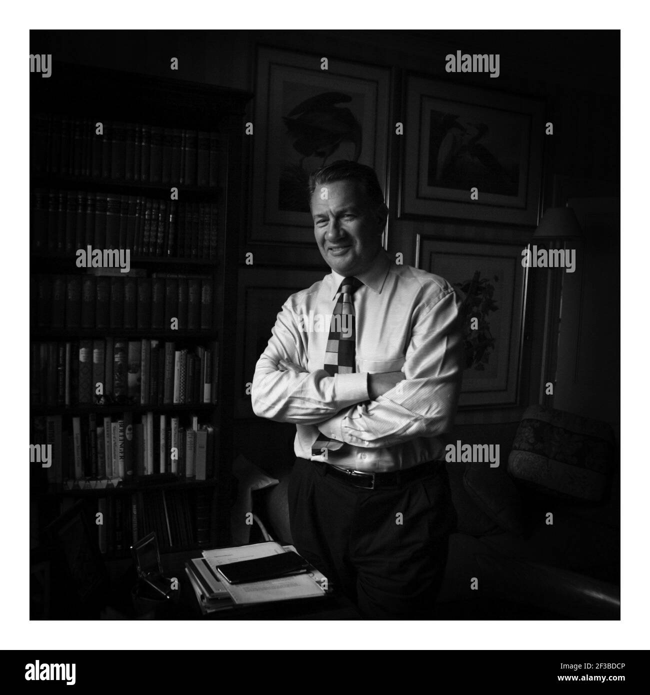 Michael Portillo a casa a Londra.pic David Sandison 14/11/2006 Foto Stock