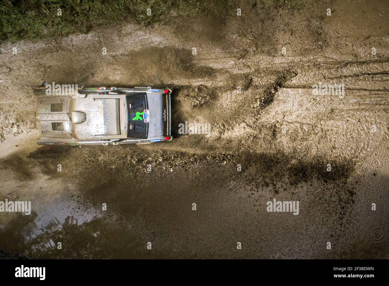 236 ZHANG Ming (CHN), QIN Xu (CHN), SHANXI YUNXIANG CLUB, HANWEI MOTORSPORT SMG BUGGY, T1, azione durante la Via della Seta 2019 Off Road rally, tappa 1, 7 luglio, IRKUTSK - BAIKALSK, Russia - Foto Frederic le Floc'h / DPPI Foto Stock