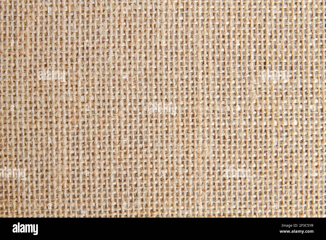 Tessuto hessiano di iuta primo piano Foto Stock