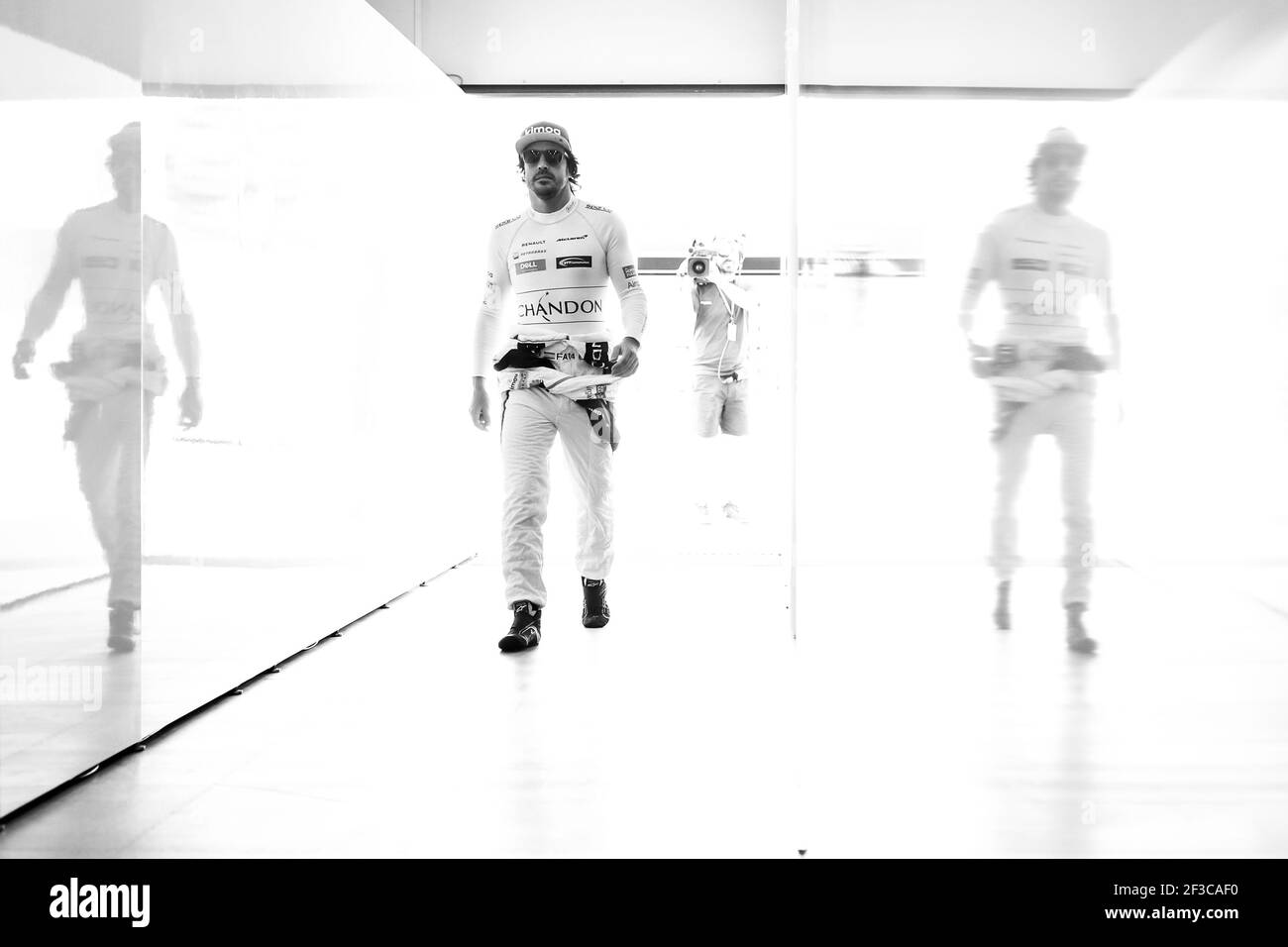 ALONSO Fernando (spa), McLaren Renault MCL33, ritratto durante il Campionato del mondo di Formula uno 2018, Gran Premio d'Europa in Azerbaigian dal 26 al 29 aprile a Baku - Foto Florent Gooden / DPPI Foto Stock