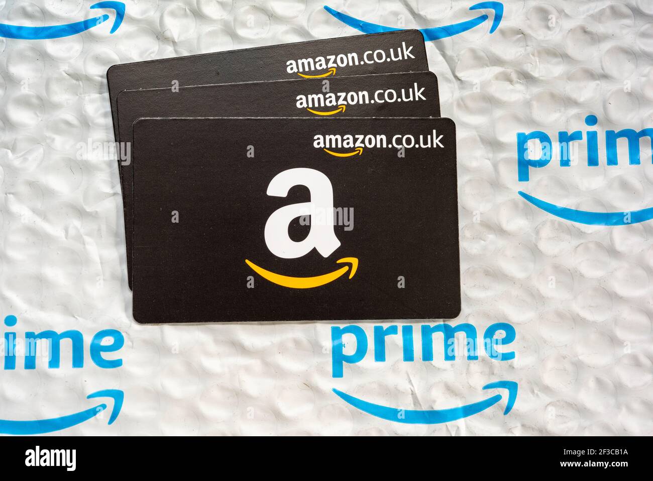 Amazon prime e carte regalo Foto stock - Alamy