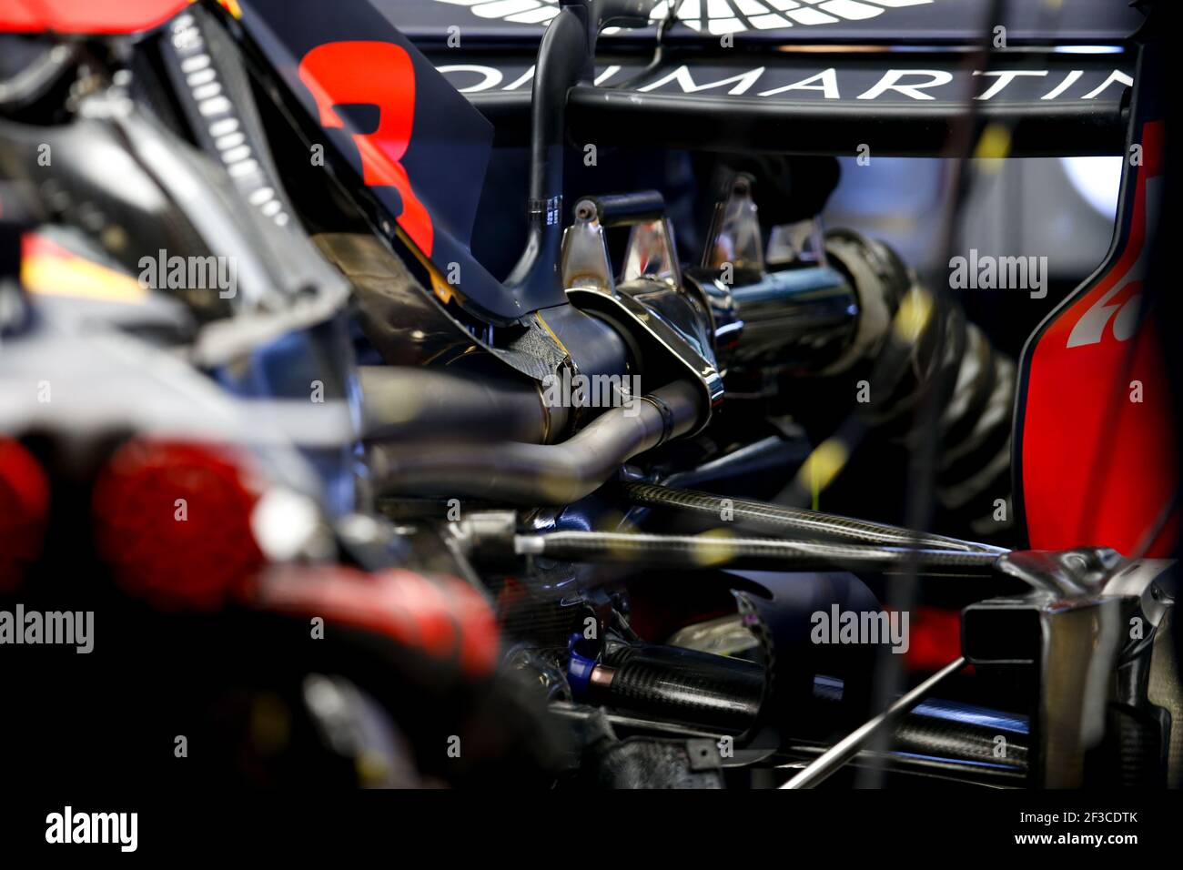 Red Bull RB14, motore, moteur, durante il campionato del mondo di Formula 1 FIA 2018, Gran Premio della Cina, a Shanghai dal 12 al 15 aprile - Foto DPPI Foto Stock