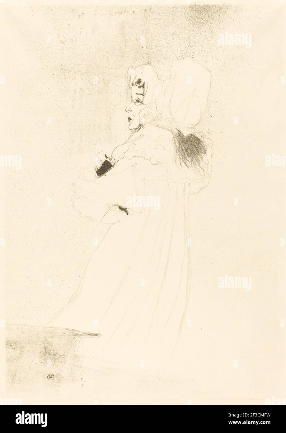 Miss Mag Belfort, piatto grande (Miss Mag Belfort, grande planche), 1895. Foto Stock