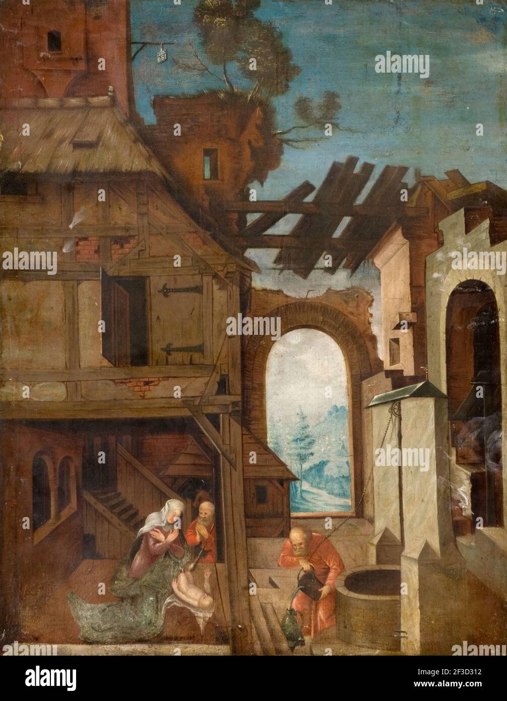 Presepe, c1530-1550. Foto Stock