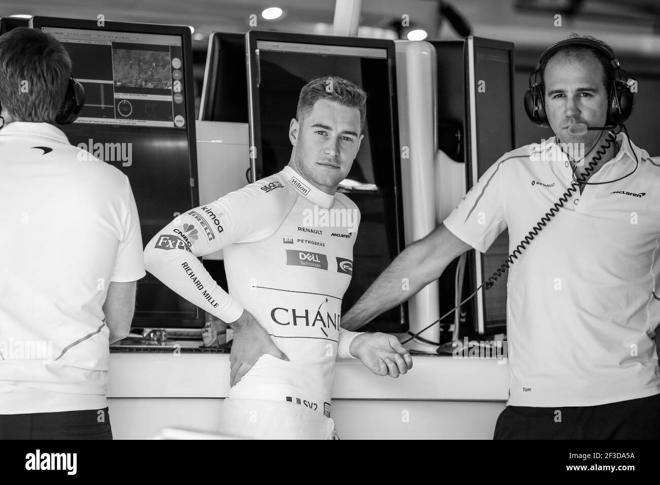 VANDOORNE Stoffel (bel), McLaren Renault MCL33, ritratto durante il Campionato del mondo di Formula uno 2018, Gran Premio d'Ungheria dal 26 al 29 luglio, Hungaroring, Budapest - Foto Florent Gooden / DPPI Foto Stock