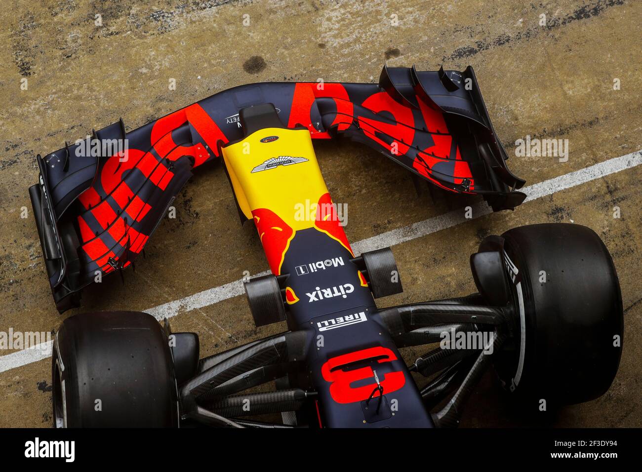 Ala anteriore della RB14 durante le prove invernali di Formula 1 2018 a Barcellona, Spagna dal 26 febbraio al 01 marzo - Foto Florent Gooden / DPPI Foto Stock