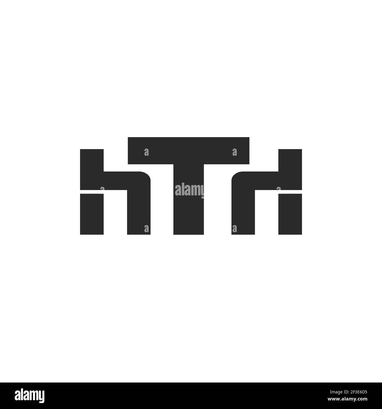 Logo e simboli di testo minimalisti per aziende e aziende. Illustrazione Vettoriale