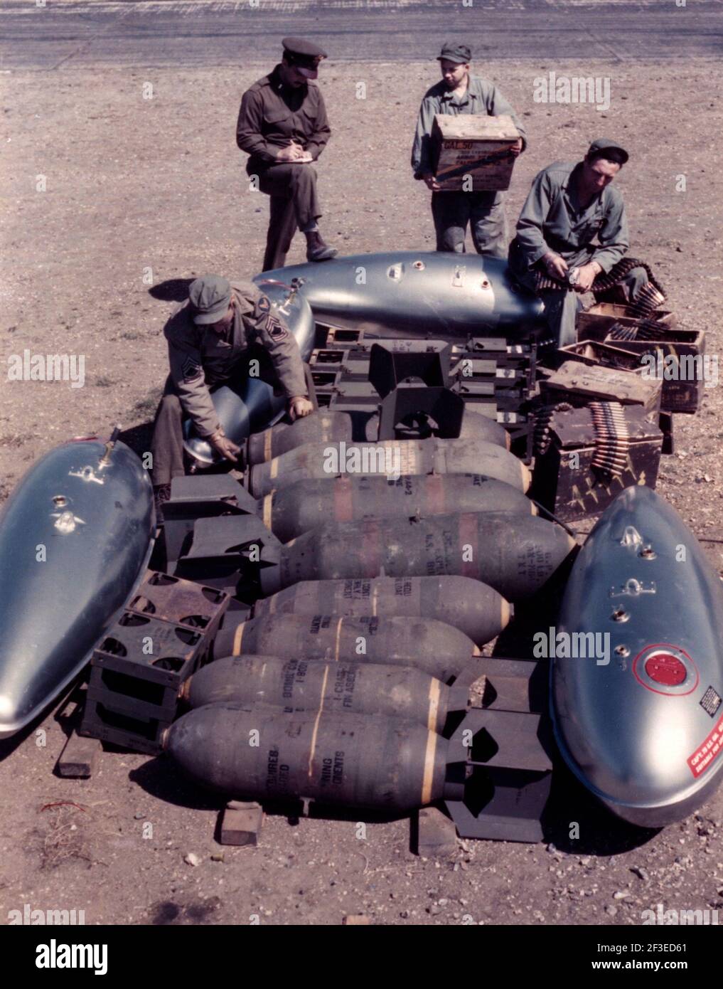 Che cosa un 8th Air Force P-51 potrebbe utilizzare Up in Un giorno di doveri intorno all'orologio come un Bomber Escort Inghilterra Foto Stock