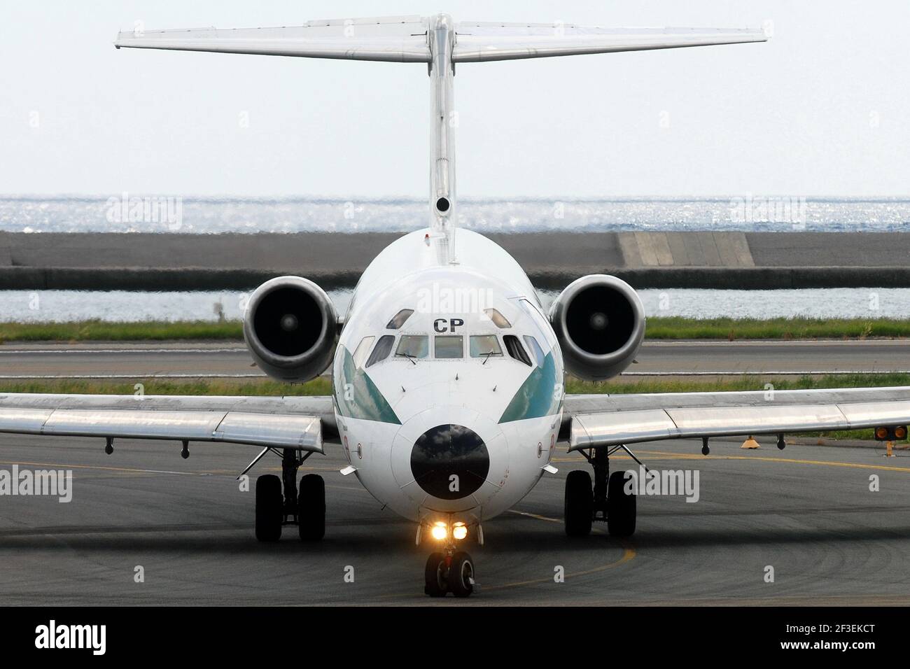 15-03-2021 - aerei generici - i-DACP - Alitalia - McDonnell Douglas MD-80. Numero di serie 49973, tipo MD-82. Consegnato ad Alitalia il 30.11.1994. Ni Foto Stock