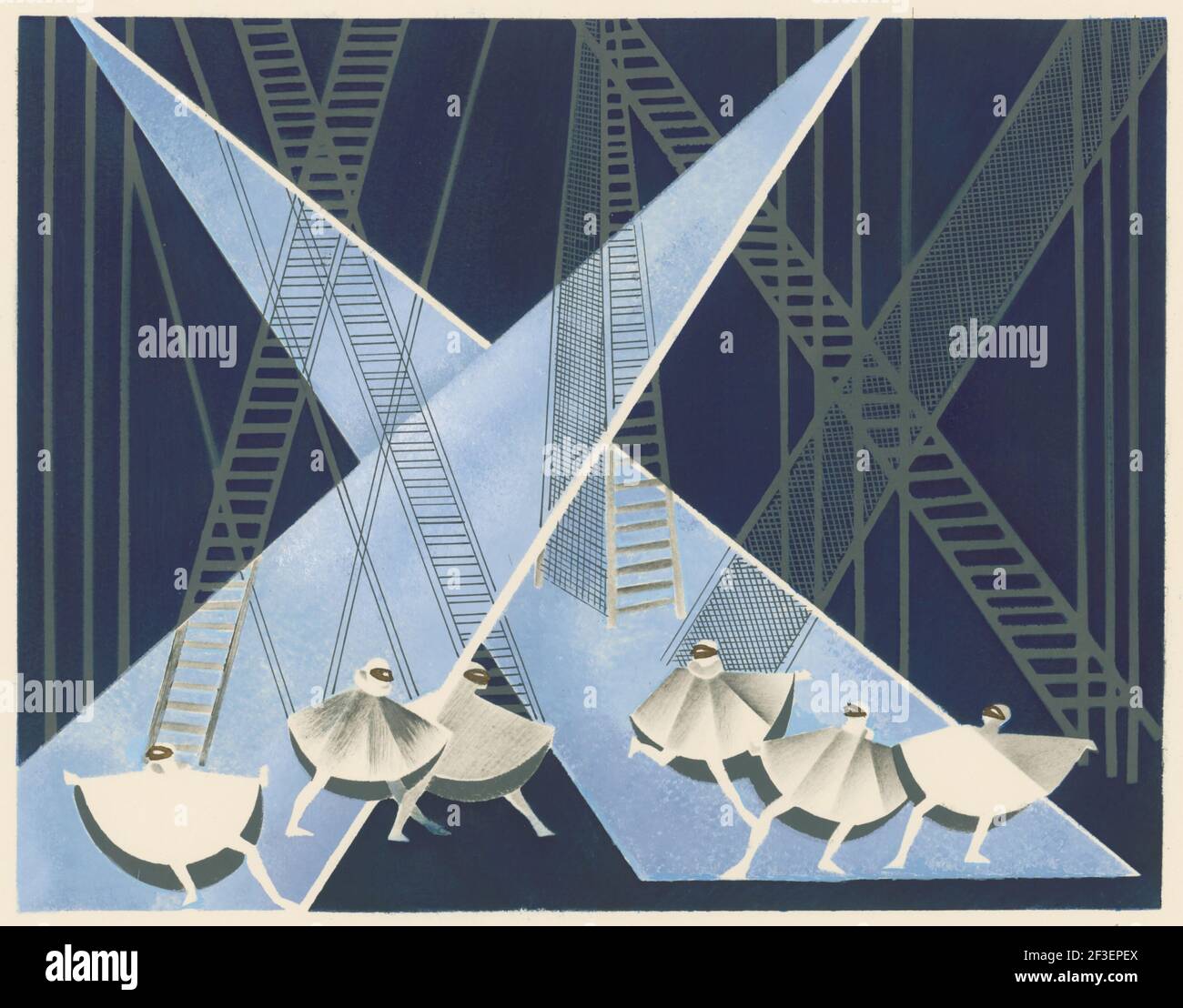 Design Scenic dal portfolio D& xe9;cors de th& xe9;& xe2;tre, 1930. Collezione privata. Foto Stock