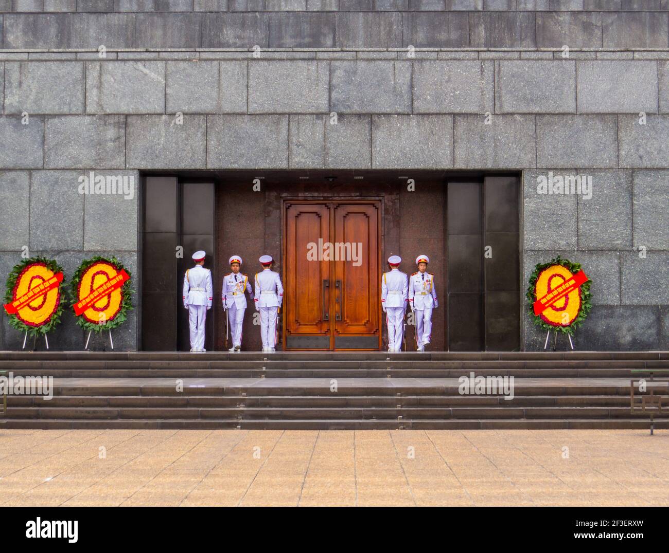 Mausoleo di Ho Chi Minh, Hanoi, Vietnam Foto Stock