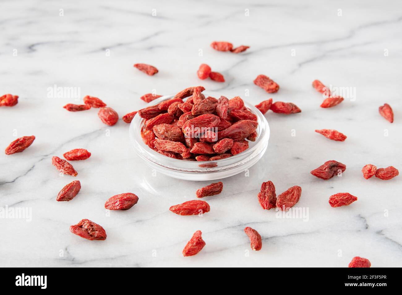 Close-up di essiccati goji bacche Foto Stock