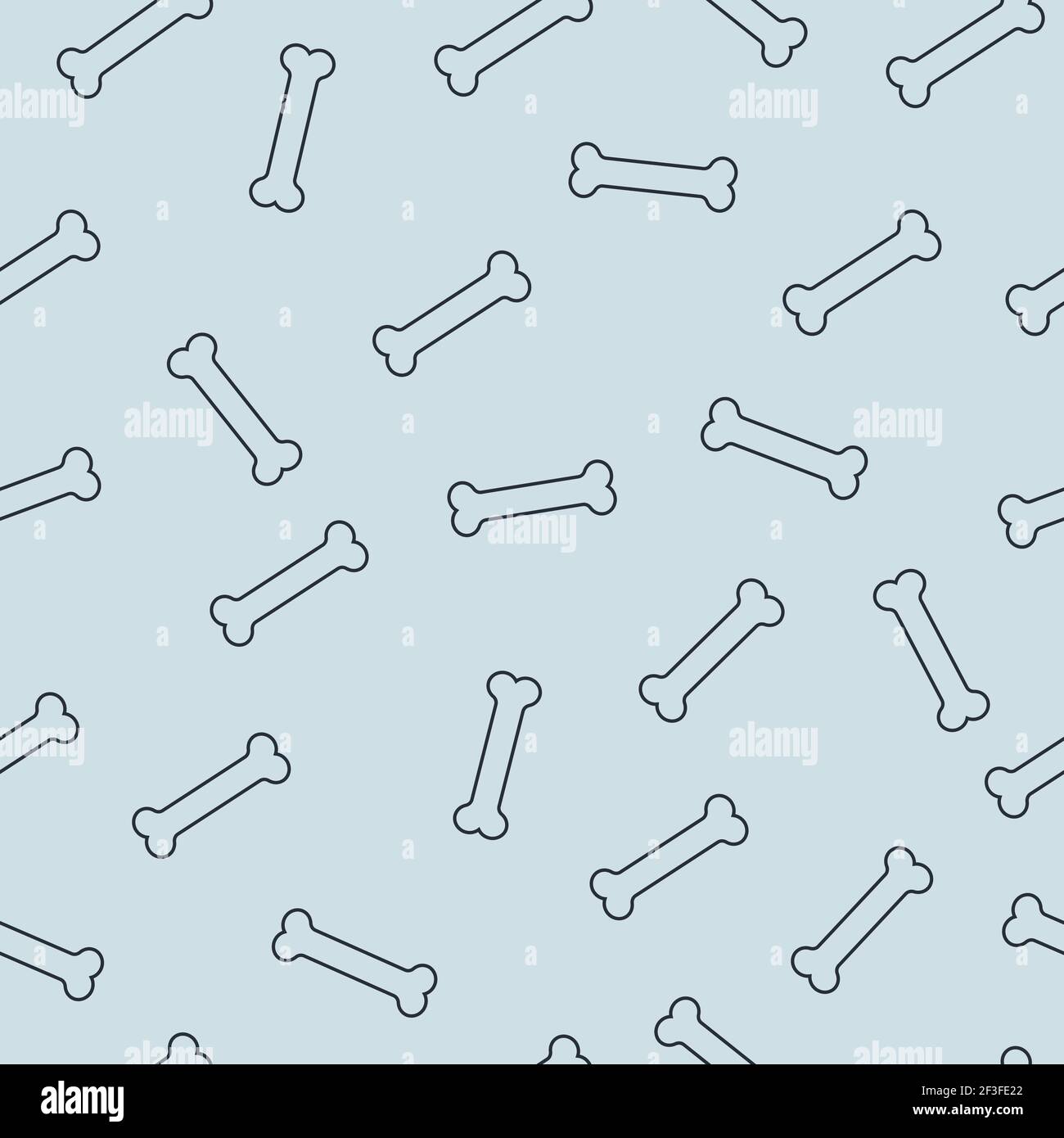 Colorato Dog Bone motivo senza cuciture sfondo. Illustrazione Vettoriale