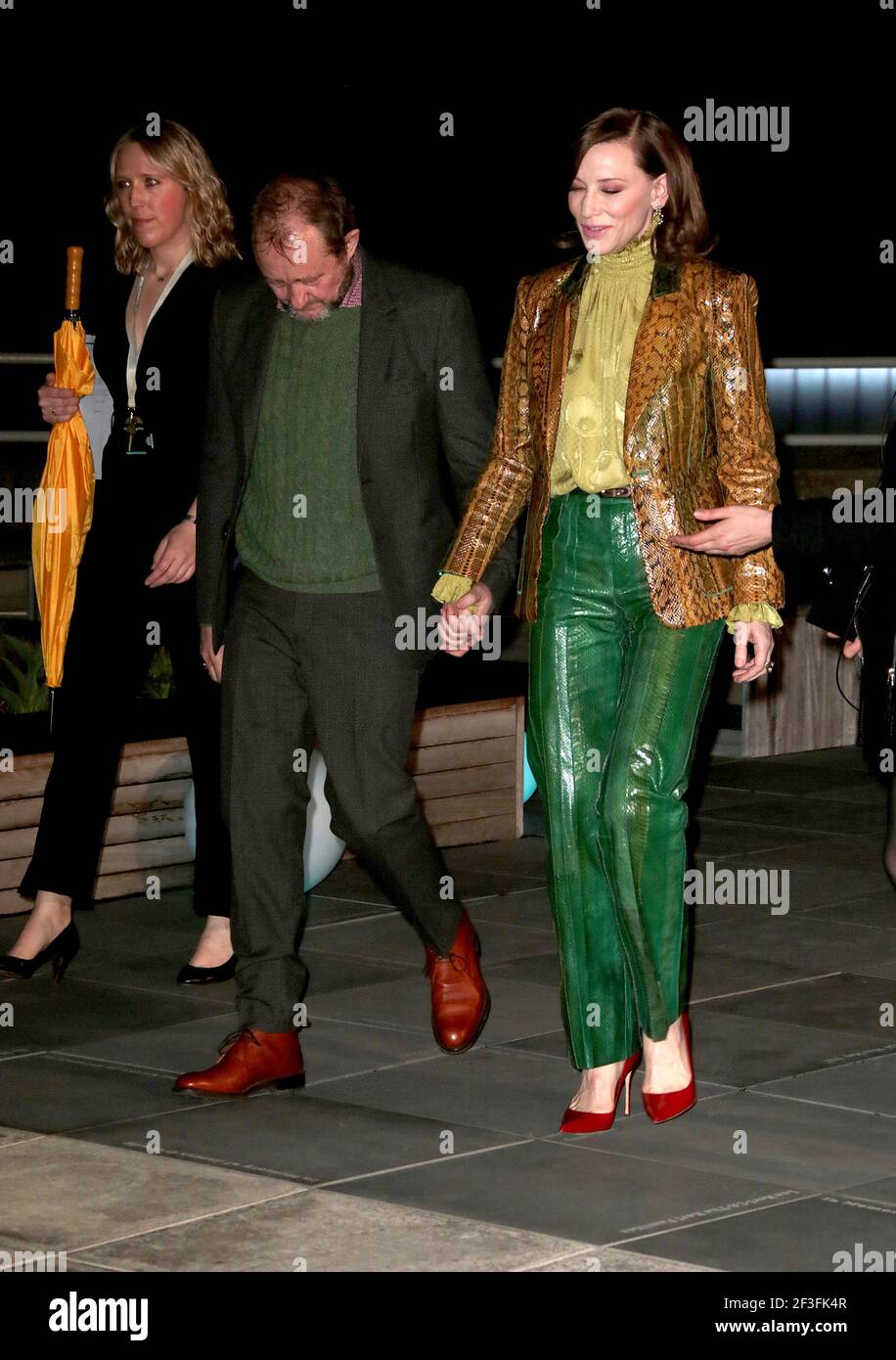 05 marzo 2019 - Londra, Inghilterra, Regno Unito - The National Theatre's Up Next Gala Photo Shows: Cate Blanchett e Andrew Upton Foto Stock