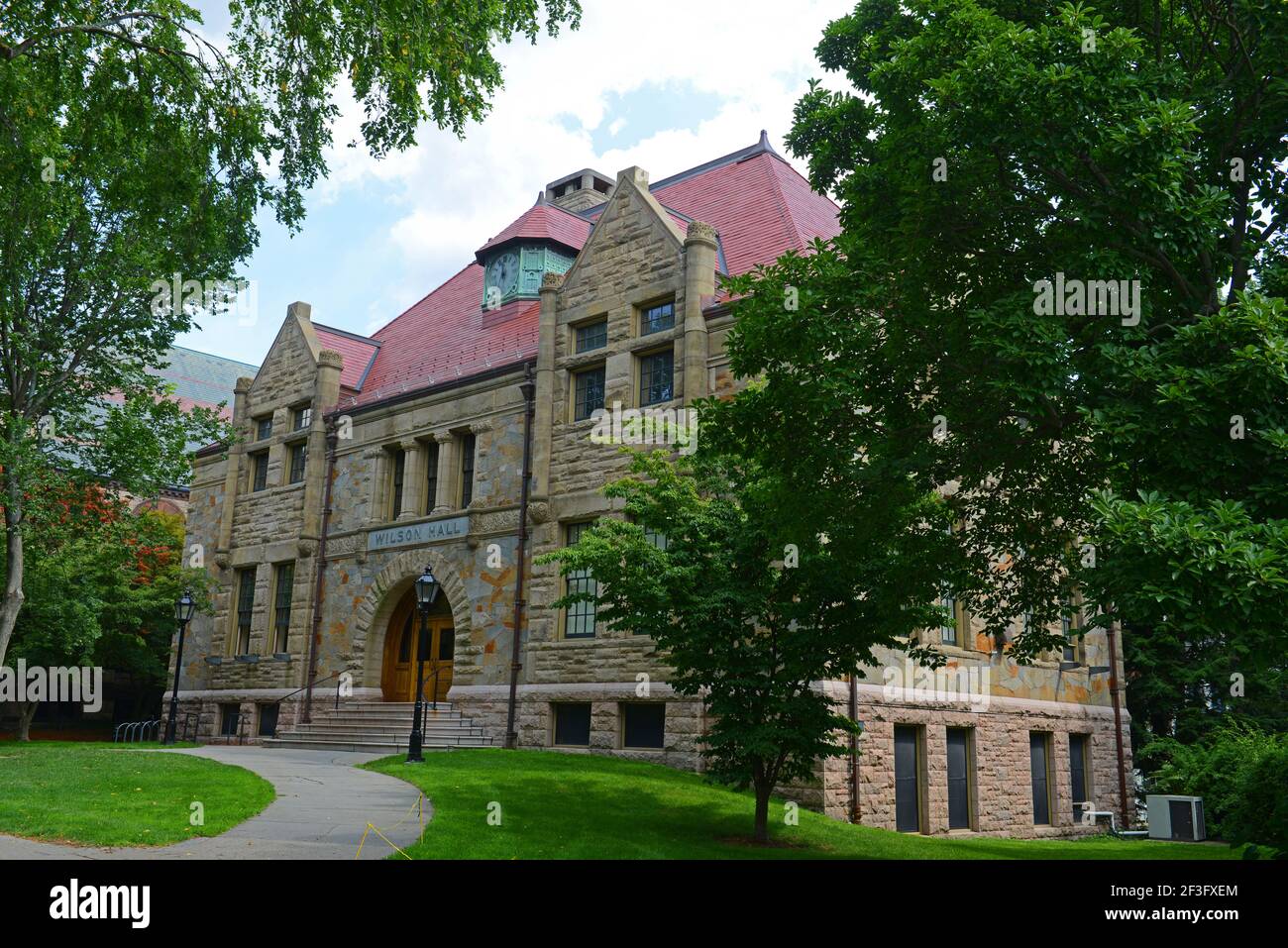 Wilson Hall nella Brown University, Providence, Rhode Island, Rhode Island, Stati Uniti. Foto Stock