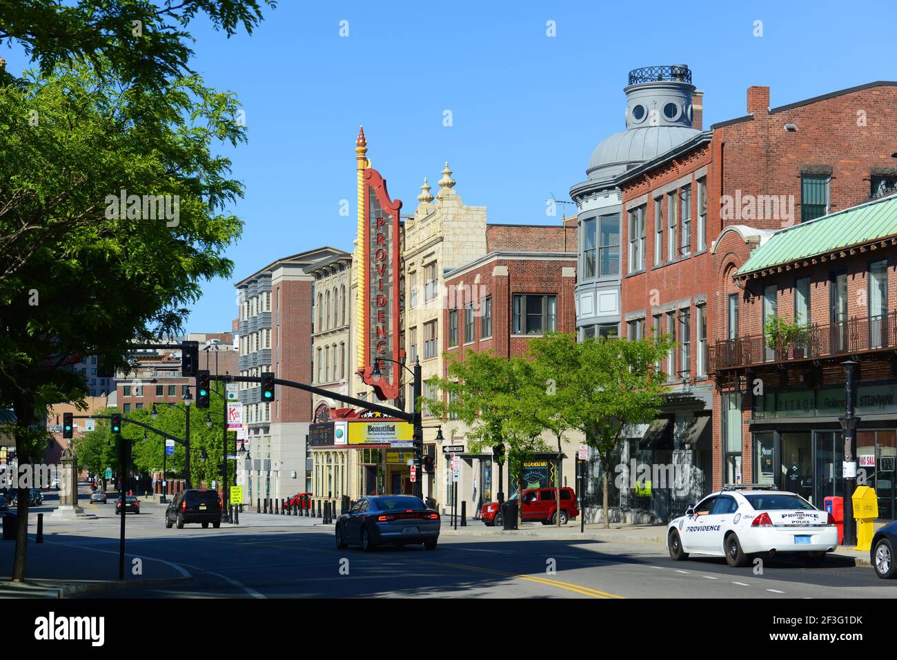 Il Providence Performing Arts Center PPAC, ex Teatro di Stato e Palace Concert Theatre di Loew, è stato costruito nel 1928 al 220 di Weybosset Street, Providence, Foto Stock