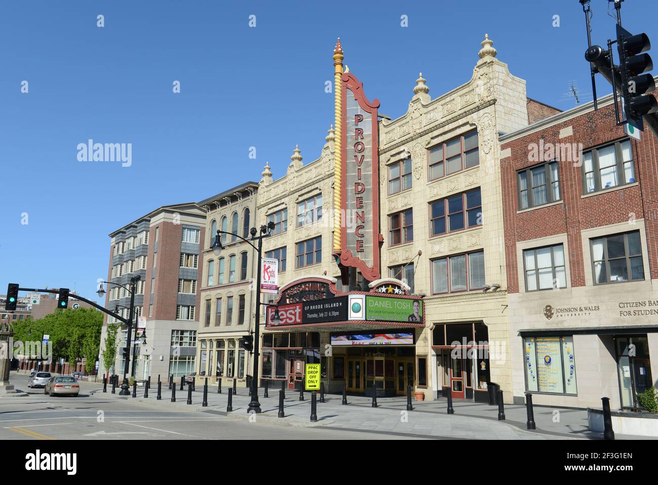 Il Providence Performing Arts Center PPAC, ex Teatro di Stato e Palace Concert Theatre di Loew, è stato costruito nel 1928 al 220 di Weybosset Street, Providence, Foto Stock