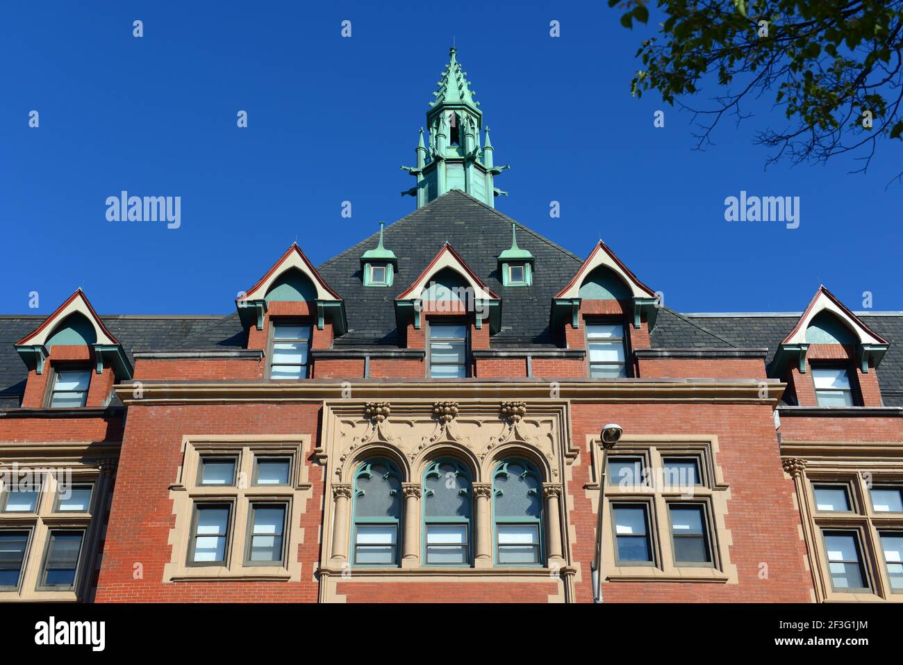 Xavier Hall in Johnson e Wales University nel centro di Providence, Rhode Island RI, Stati Uniti. Foto Stock