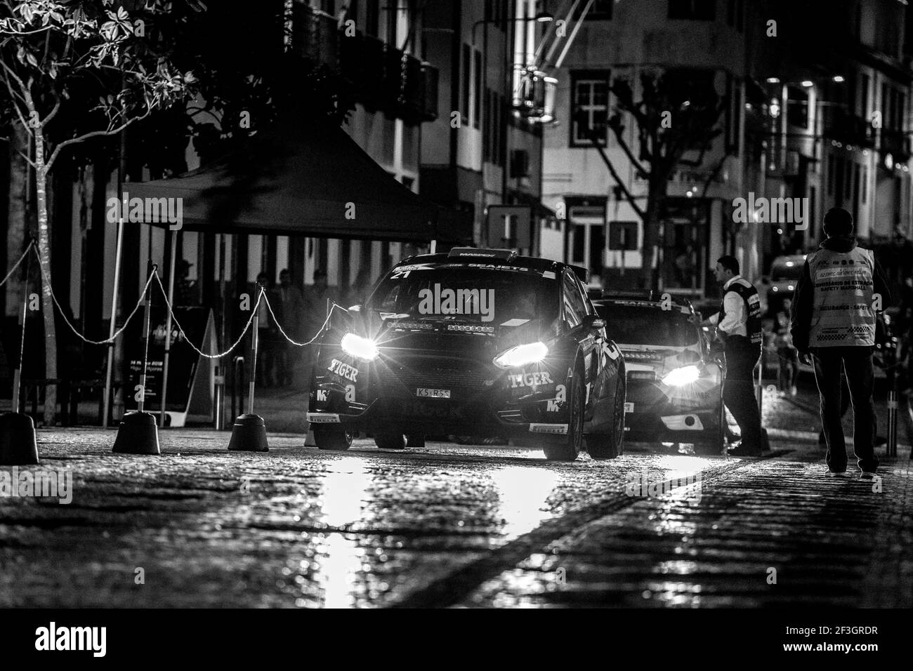 21 KASPERCZYK Tomasz (pol), SYTY Damian (pol), FORD FIESTA R5, azione durante il Campionato europeo Rally 2018 ERC Azzorre rally, dal 22 al 24 marzo, a Ponta Delgada Portogallo - Foto Gregory Lenenmand / DPPI Foto Stock