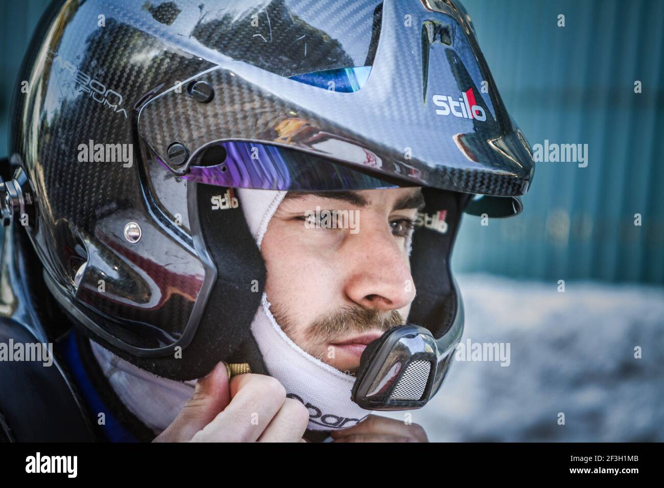 RIBERI Bruno et GORGUILO Anthony, Skoda Fabia R5, ritratto durante il campionato di rally francese 2018, rallye d'Antibes Cote D'Azur dal 18 al 20 maggio ad Antibes, Francia - Foto Thomas Fenetre/DPPI Foto Stock