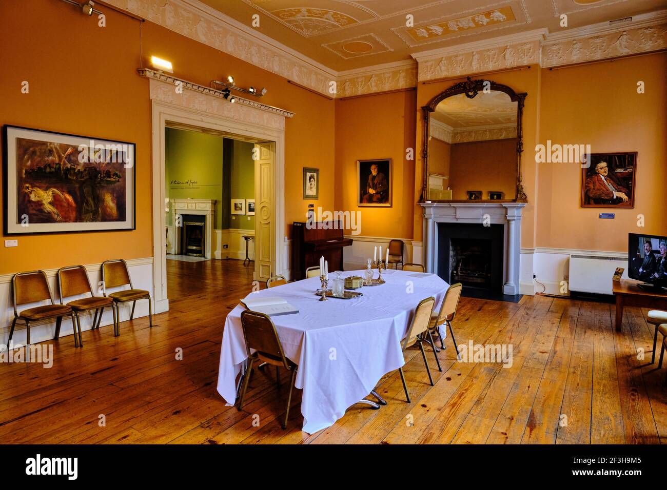 Repubblica d'Irlanda; Dublino, il centro di James Joyce Foto Stock
