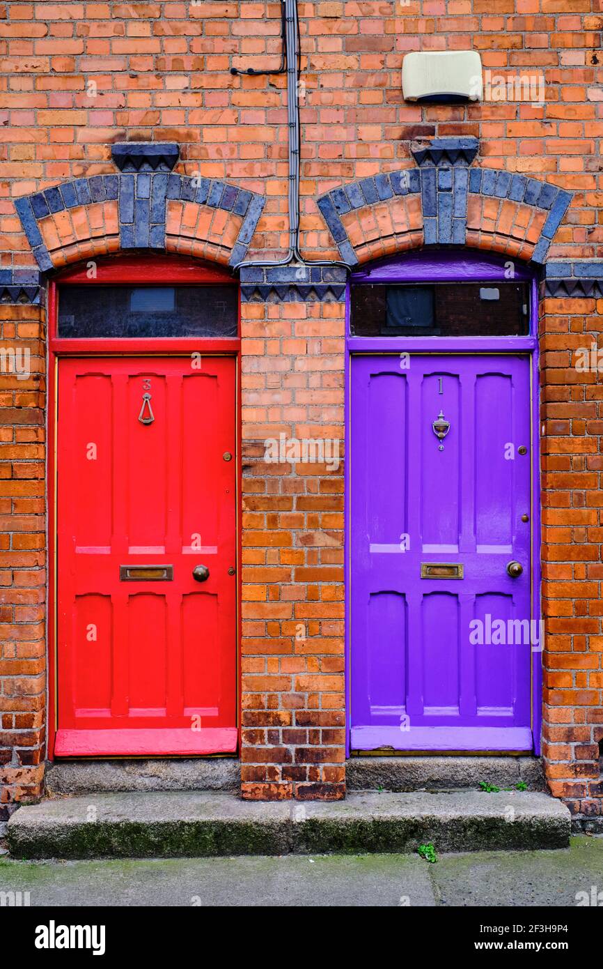 Repubblica d'Irlanda; Dublino, quartiere delle libertà Foto Stock