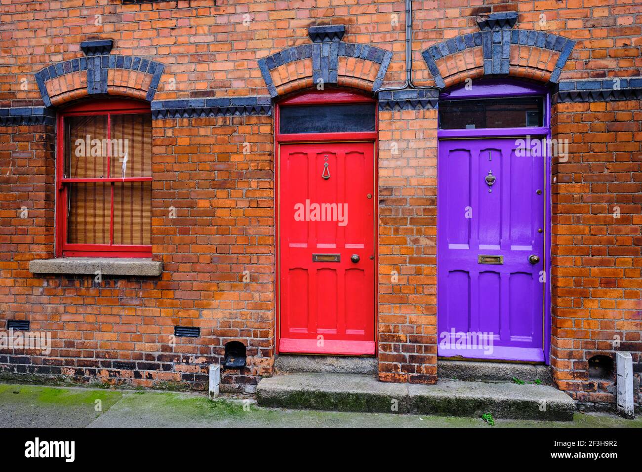 Repubblica d'Irlanda; Dublino, quartiere delle libertà Foto Stock