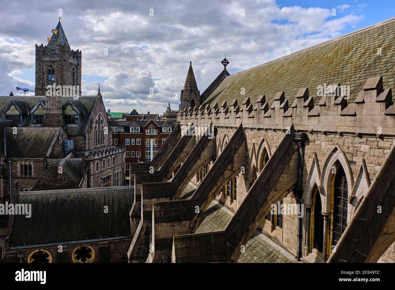 Repubblica di Irlanda, Dublino, la cattedrale di Christ Church Foto Stock