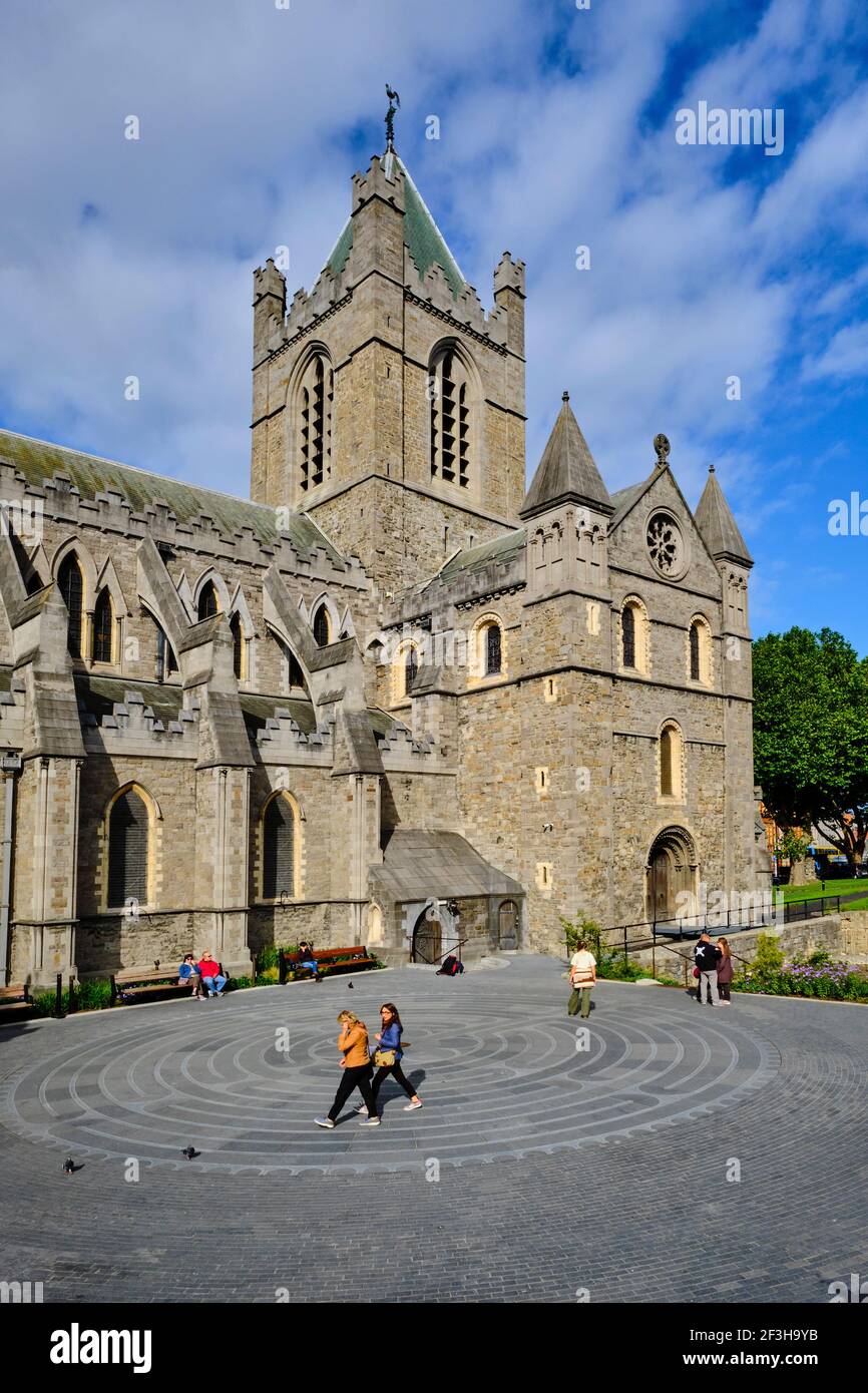 Repubblica di Irlanda, Dublino, la cattedrale di Christ Church Foto Stock