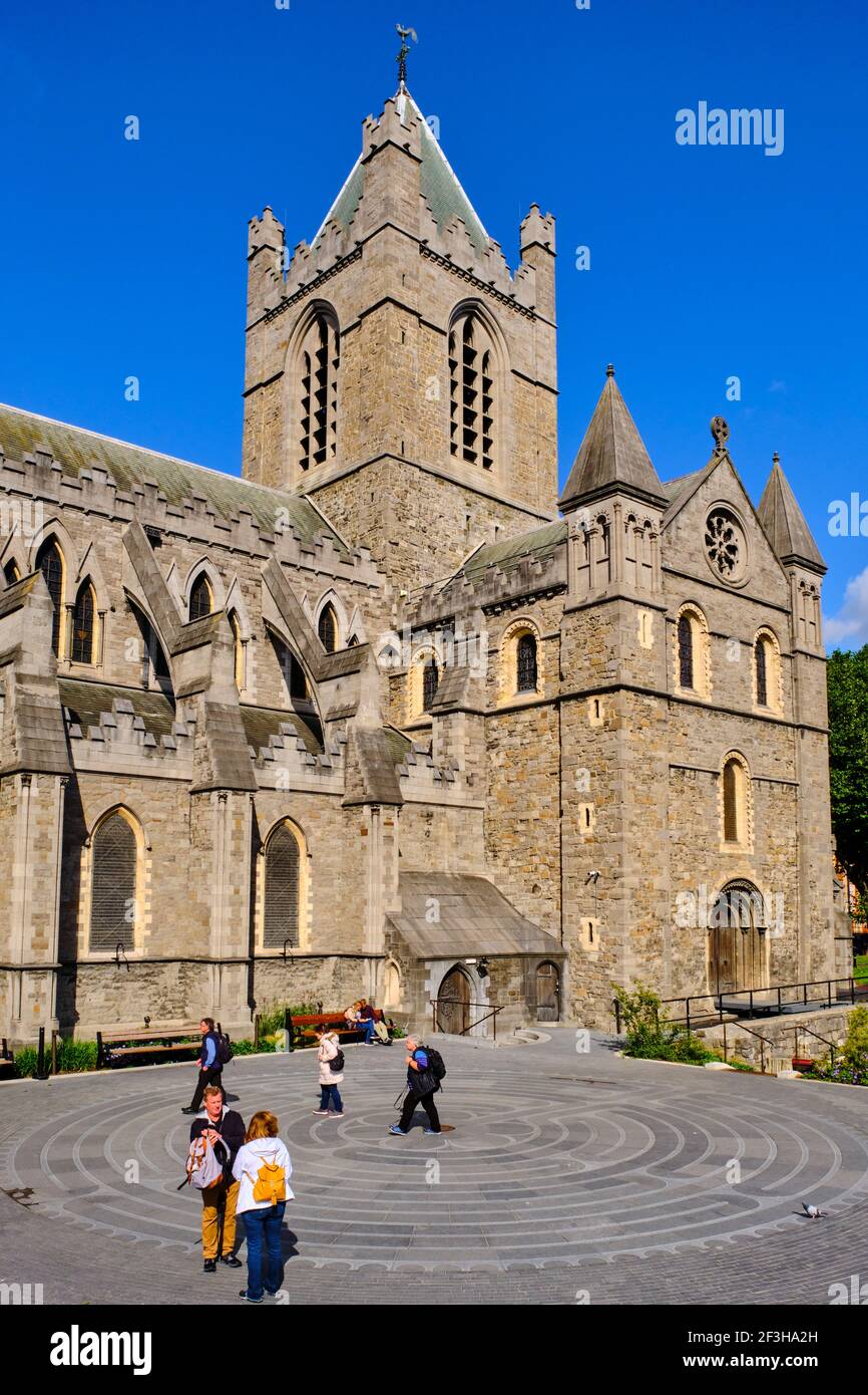 Repubblica di Irlanda, Dublino, la cattedrale di Christ Church Foto Stock