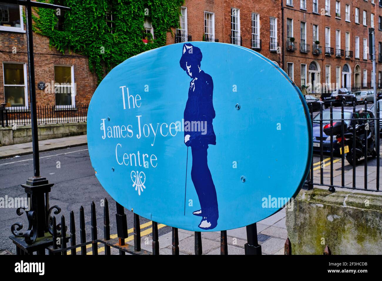 Repubblica d'Irlanda; Dublino, il centro di James Joyce Foto Stock