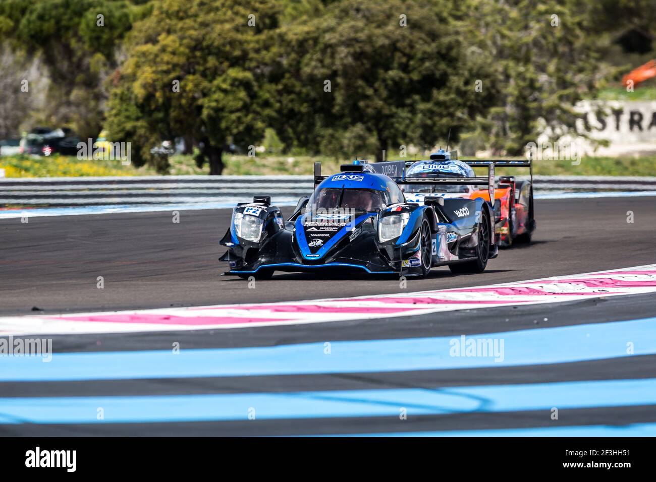 29 RAGUES Pierre (fra), JAMIN Nicolas (fra), PANTIATICI Nelson (fra), Oreca 07 Gibson team Duqueine Engineering, azione in occasione della ELMS European le Mans Series 2018 sul circuito Paul Ricard, le Castellet France, dal 13 al 15 aprile - Foto Thomas Fenetre/DPPI Foto Stock